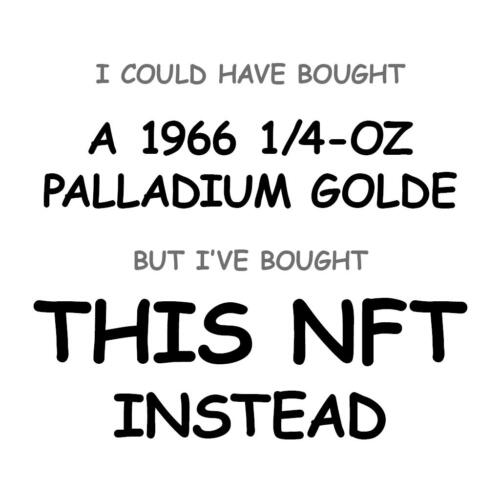 A 1966 1/4-oz Palladium Golde