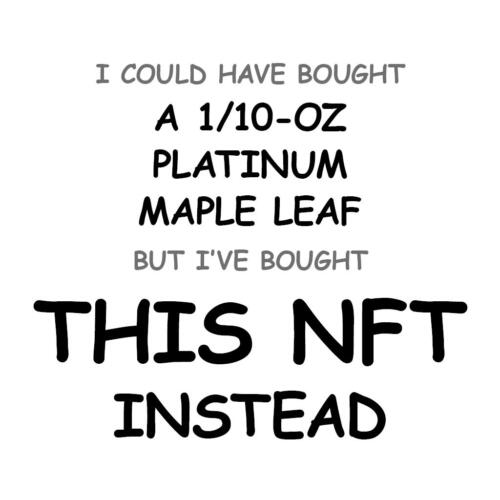 A 1/10-oz Platinum Maple Leaf