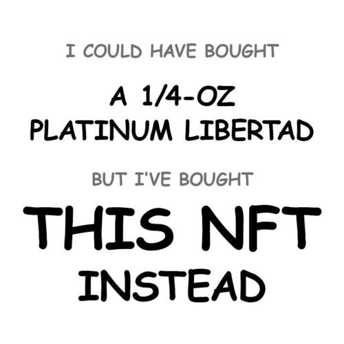 A 1/4-oz Platinum Libertad