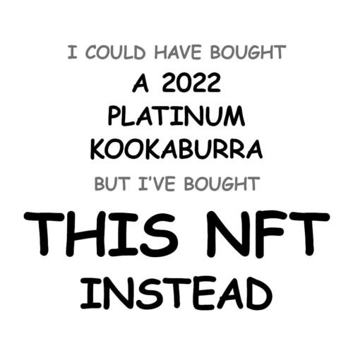 A 2022 Platinum Kookaburra