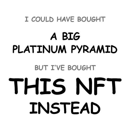 A Big Platinum Pyramid