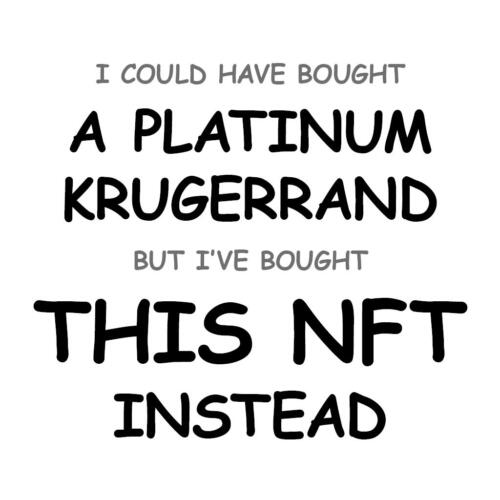 A Platinum Krugerrand