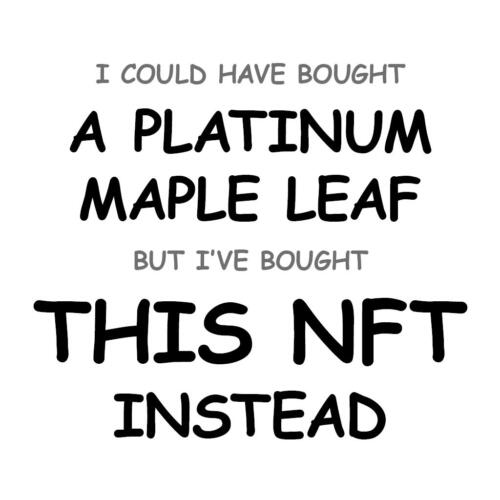 A Platinum Maple Leaf