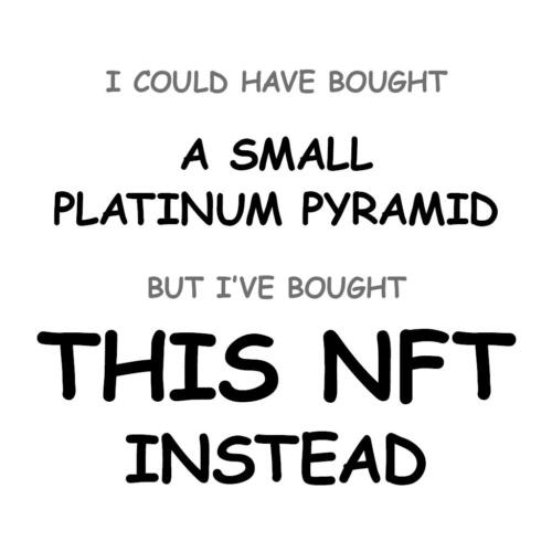 A Small Platinum Pyramid