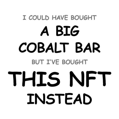 A Big Cobalt Bar