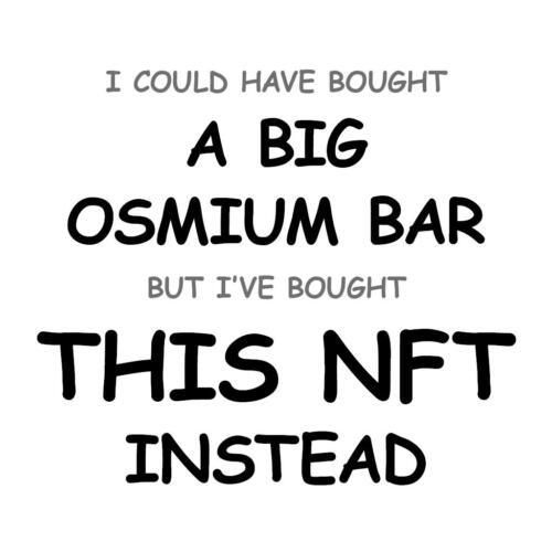 A Big Osmium Bar