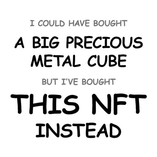 A Big Precious Metal Cube