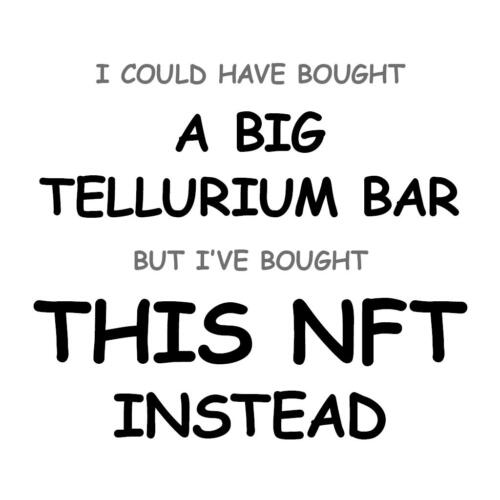 A Big Tellurium Bar