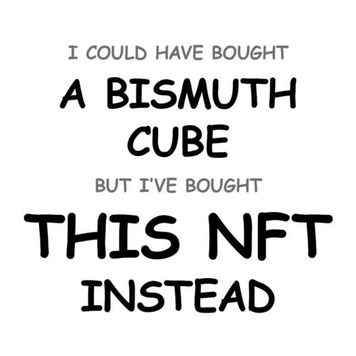 A Bismuth Cube