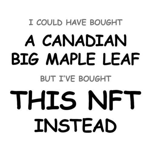 A Canadian Big Maple Leaf