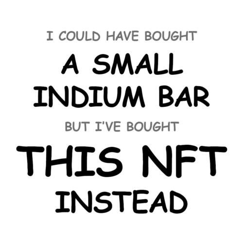 A Small Indium Bar