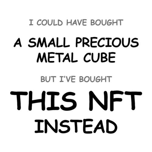 A Small Precious Metal Cube