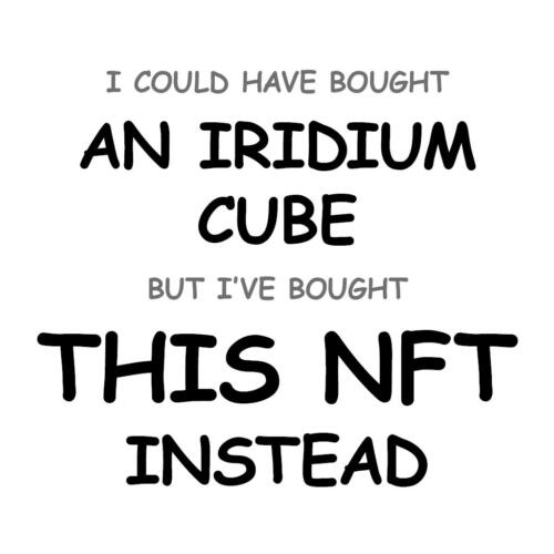An Iridium Cube