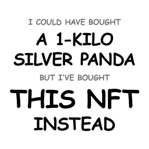 A 1-Kilo Silver Panda