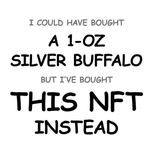A 1-oz Silver Buffalo