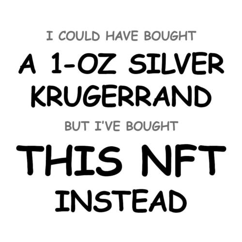 A 1-oz Silver Krugerrand
