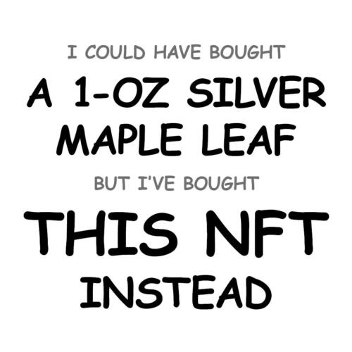 A 1-oz Silver Maple Leaf