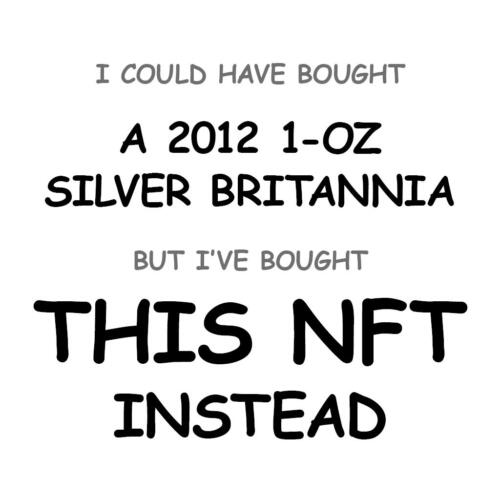 A 2012 1-oz Silver Britannia