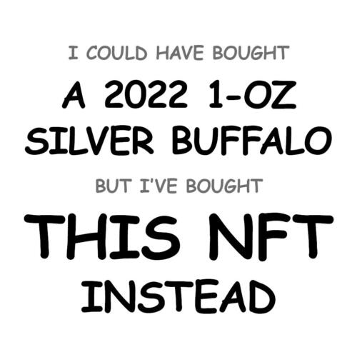 A 2022 1-oz Silver Buffalo