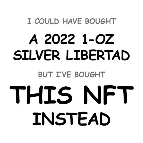 A 2022 1-oz Silver Libertad