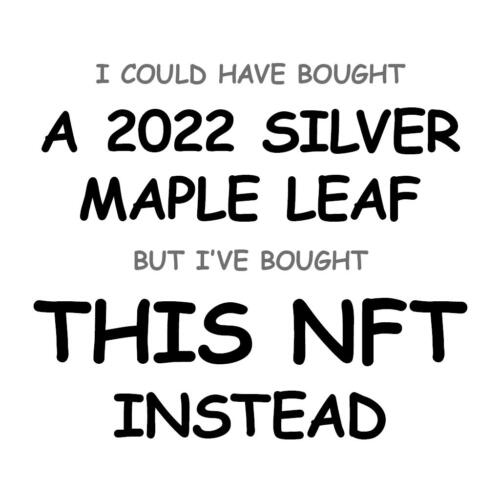 A 2022 Silver Maple Leaf